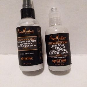 Shea Moisture African Black Soap Bamboo Charcoal S